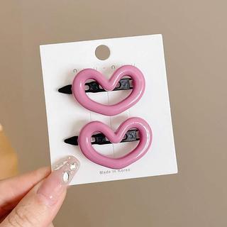 [🔥XƯỞNG SALE SẬP SÀN🔥] Kẹp Tóc Mái Hình Ngôi Sao Và Trái Tim Dễ Thương Y2K K60