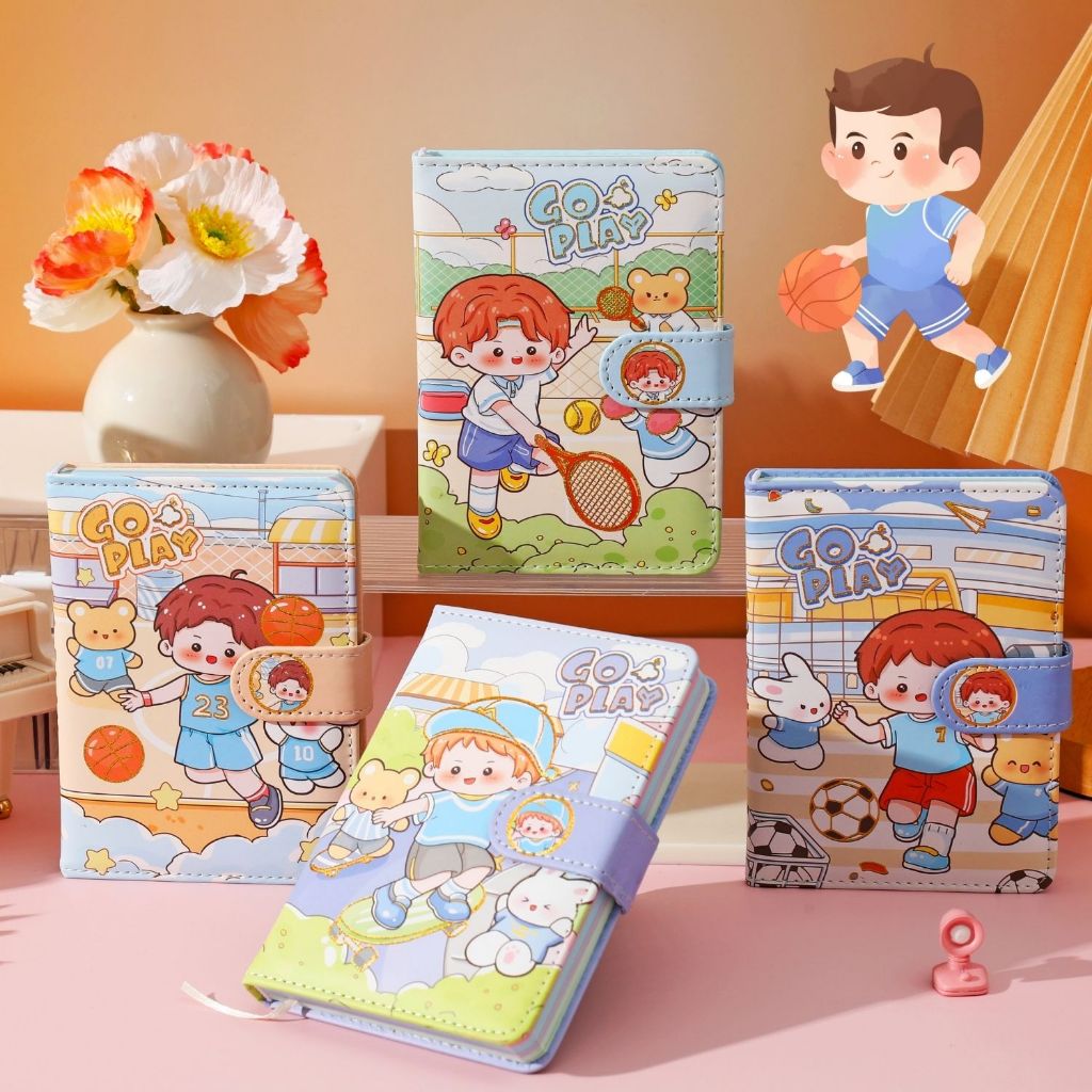 🧚‍♂️Bìa da Pu mềm mại🧚‍♂️Sổ tay dễ thương cho trẻ em, Sổ tay A5 264 trang  122*171cm, Giấy chất lượng cao,với nắp từ tính | Shopee Việt Nam