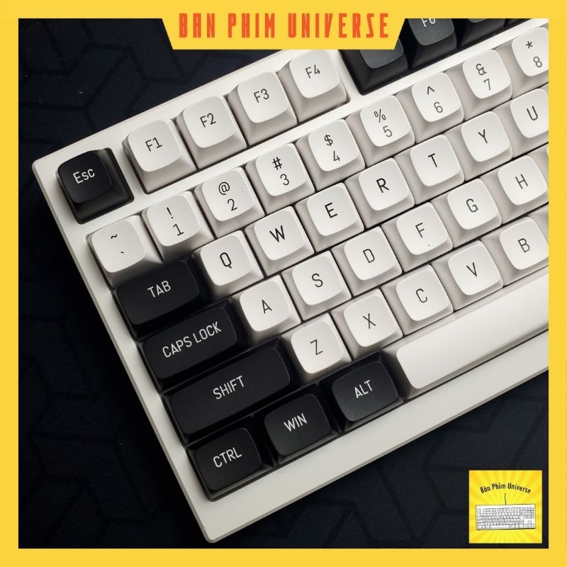 Keycap panda trắng đen - keycap pbt doubleshot 149 phím csa profile bàn ...