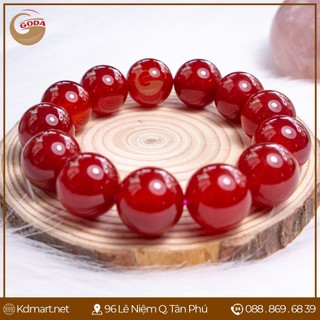 Vòng Tay Mã Não Đỏ GODA - 16 Li