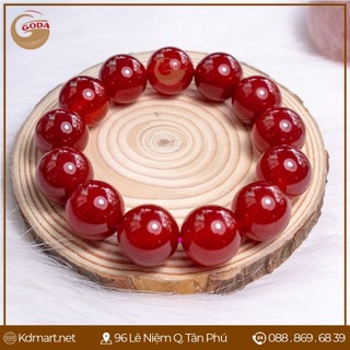 Vòng Tay Mã Não Đỏ GODA - 16 Li