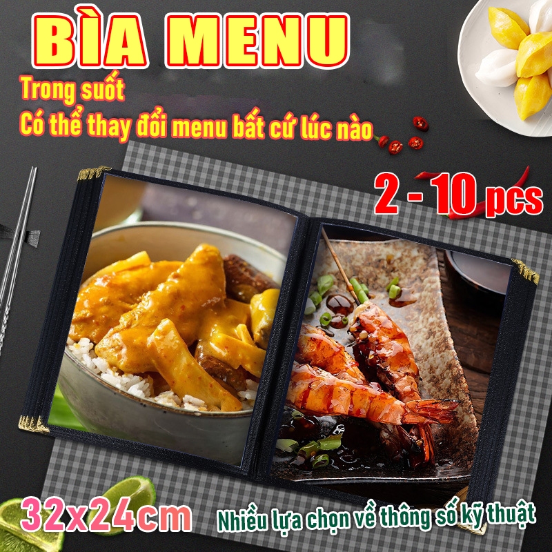 sổ menu nhiều kích thước,Bìa menu trang 4/6/8 Kích thước,sự lựa chọn ...