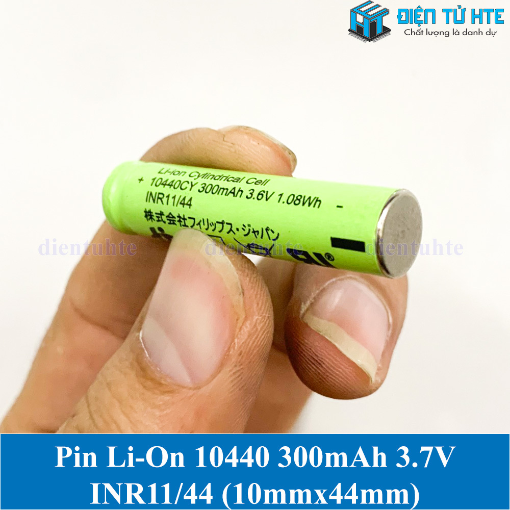 Pin Lithium Ion 10440 3.7V 300mAh (CN) Vỏ xanh lá | Shopee Việt Nam