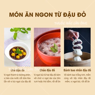 Đậu đỏ hạt nhỏ 100g, đỗ đỏ, hạt đều, bở, dùng nấu chè, nấu cháo, nấu sữa hạt, làm bánh