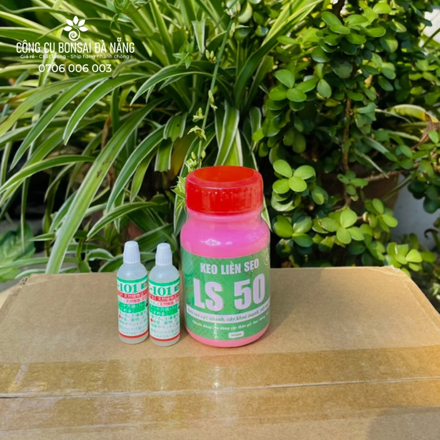 BSCB-05 | Combo keo liền sẹo LS 50 và 02 lọ HB-101 loại 6ml - inbonsai.com