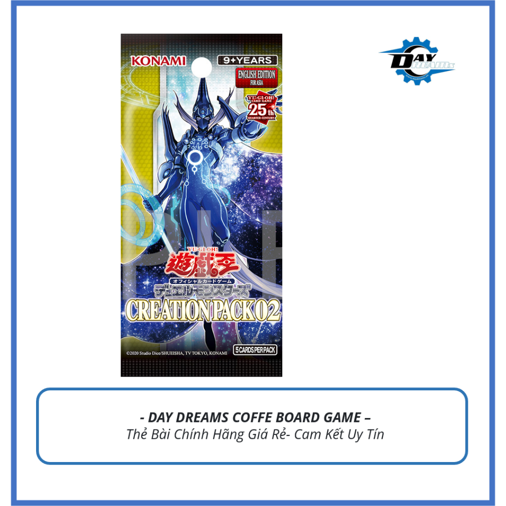 Yu-Gi-Oh! TCG Creation Pack 03 Asian English Booster Box – Factory Sealed 30 Packs