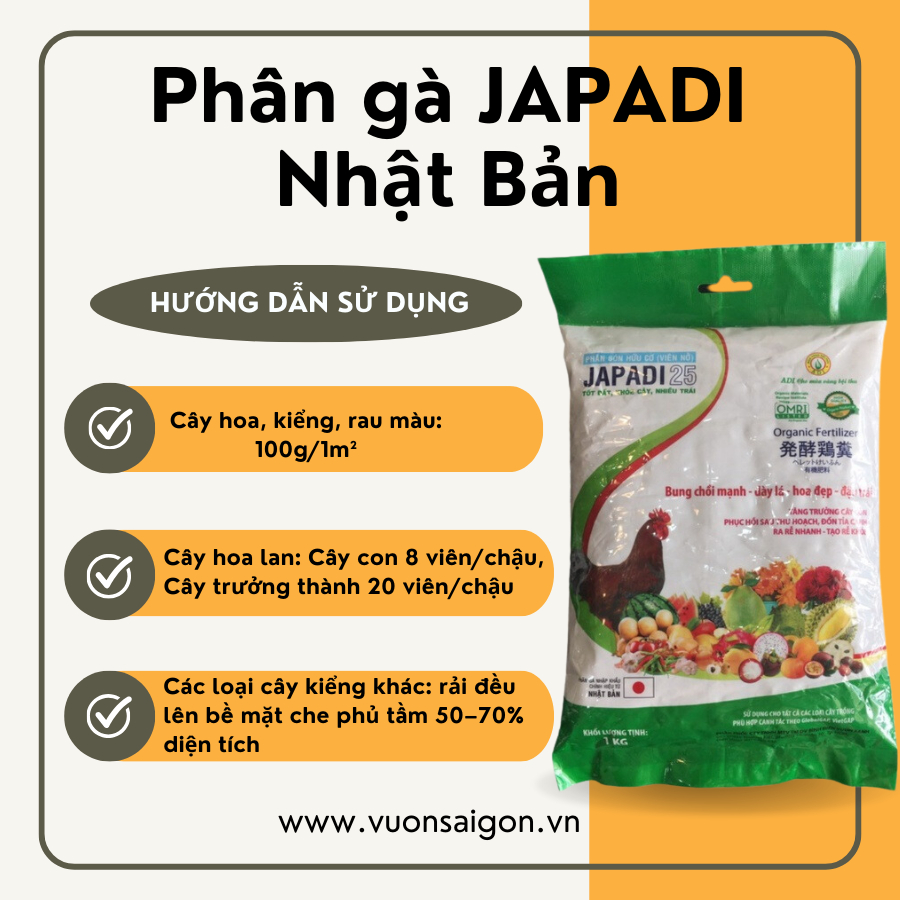 Phân Gà JAPADI Nhật Bản 11
