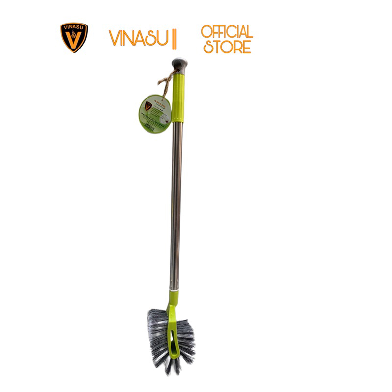 Cọ toilet đầu oval cán inox dài Vinasu VNS 248