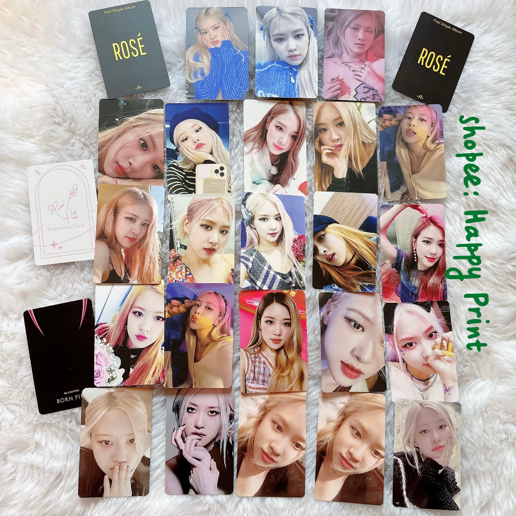 [CARD LOMO  MUA 3 TẶNG 1] R bông, R xoài, R đàn, Rosé ôm má, R cận, R nằm; R hank R nắng, R deco, R lệ, R bloom