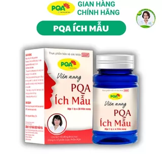 PQA Ích Mẫu Hỗ trợ bổ huyết, giúp điều hòa kinh nguyệt, kinh nguyệt không đều