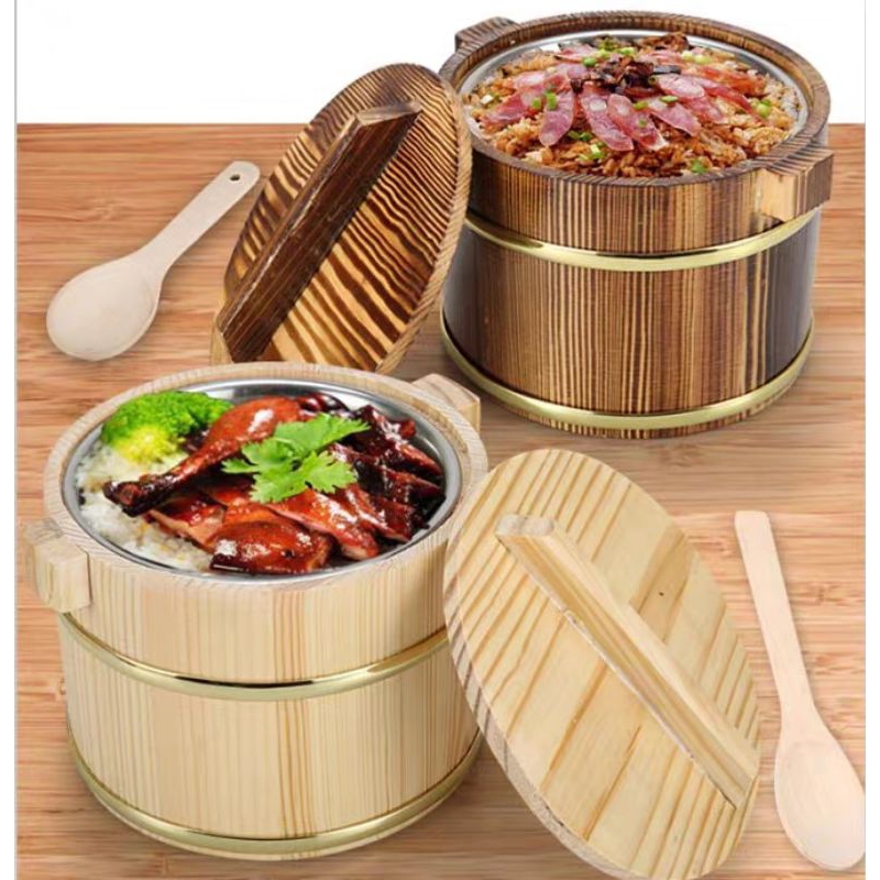 Thố gỗ ủ cơm sushi mini | Shopee Việt Nam