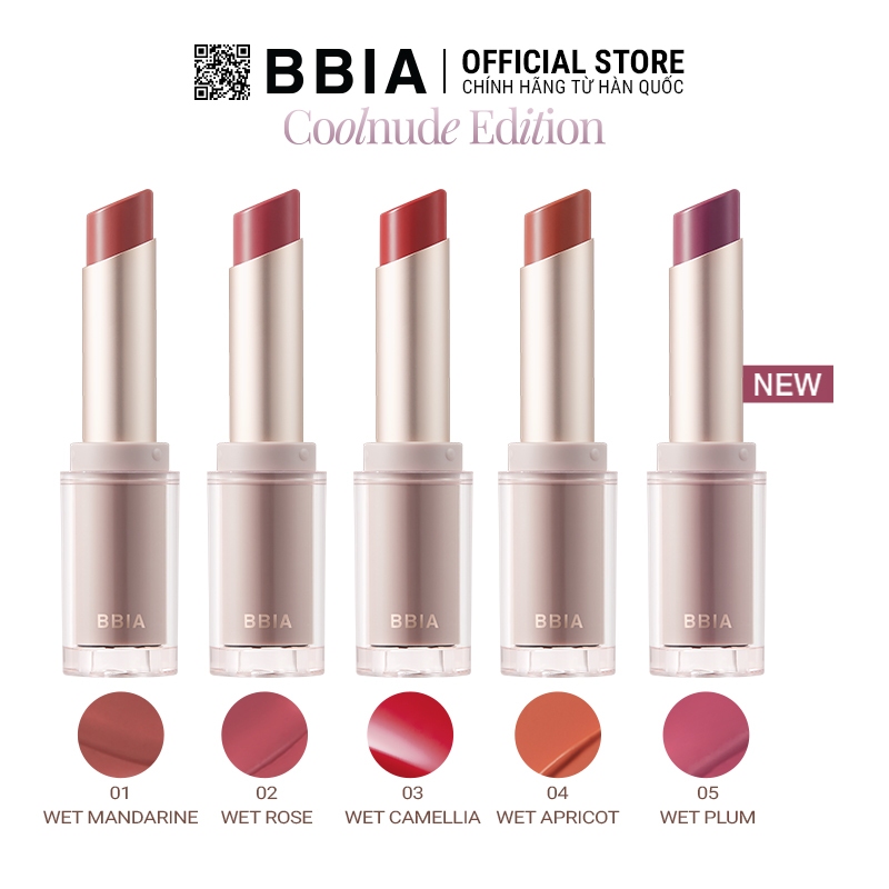 Ảnh Son thỏi Bbia Ready To Wear Water Lipstick( 5 màu) 3g Bbia Official Store 1