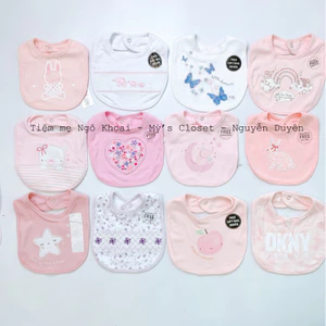 Link3 Yếm cổ cotton các hãng xuất xịn giữ ấm cho bé