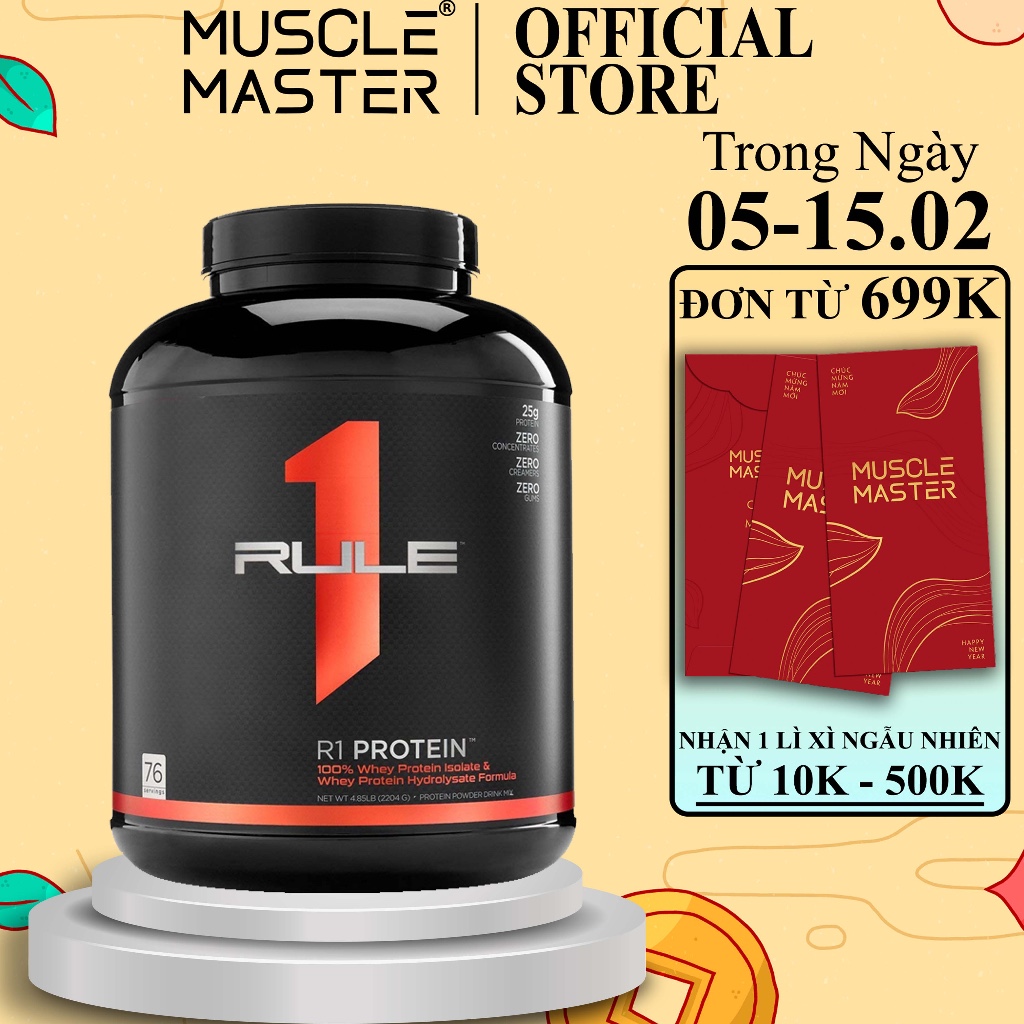 Sữa Dinh Dưỡng Tăng Cơ Rule 1 Protein 2.3kg