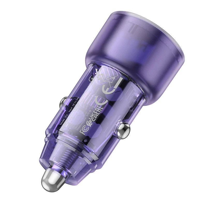 Tẩu sạc nhanh ô tô hoco  Z53A PD30W + USB 18W
