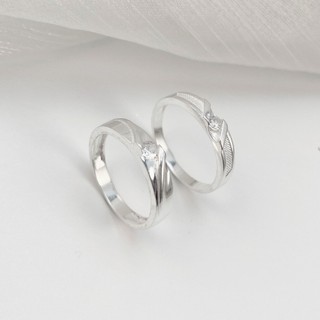Nhẫn Cặp đôi LAMY Engagement Ring Silver 8239 & 8240 - Nhẫn bạc ta cao cấp