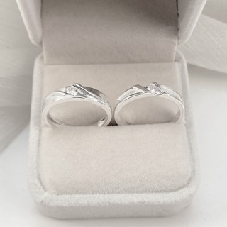 Nhẫn Cặp đôi LAMY Engagement Ring Silver 8239 & 8240 - Nhẫn bạc ta cao cấp
