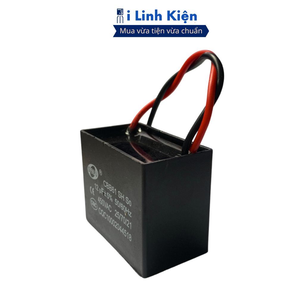 Tụ quạt 10uF-20uF dây SENJU chính hãng chất lượng cao ilinhkien.