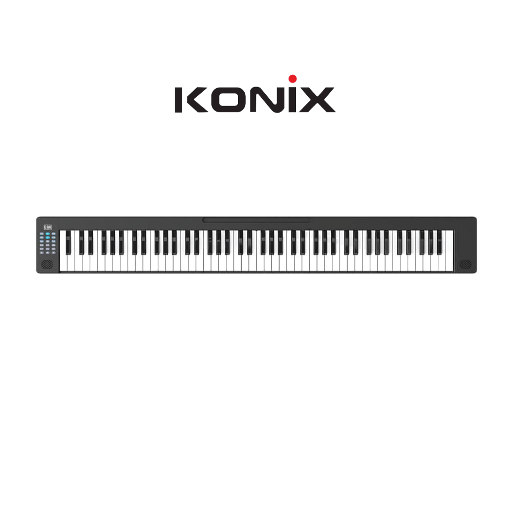 Đàn piano điện gấp gọn, Digital Foldable Piano - Konix PJ88S - Black ...