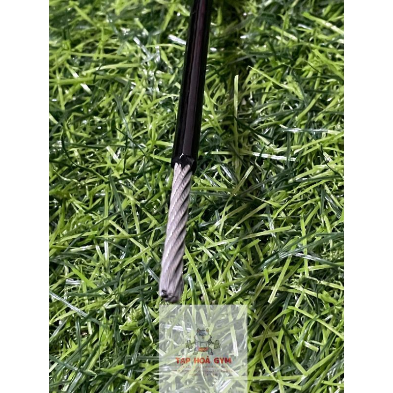 Dây cáp 6mm hàng cao cấp cho máy gym(vỏ bọc PA)
