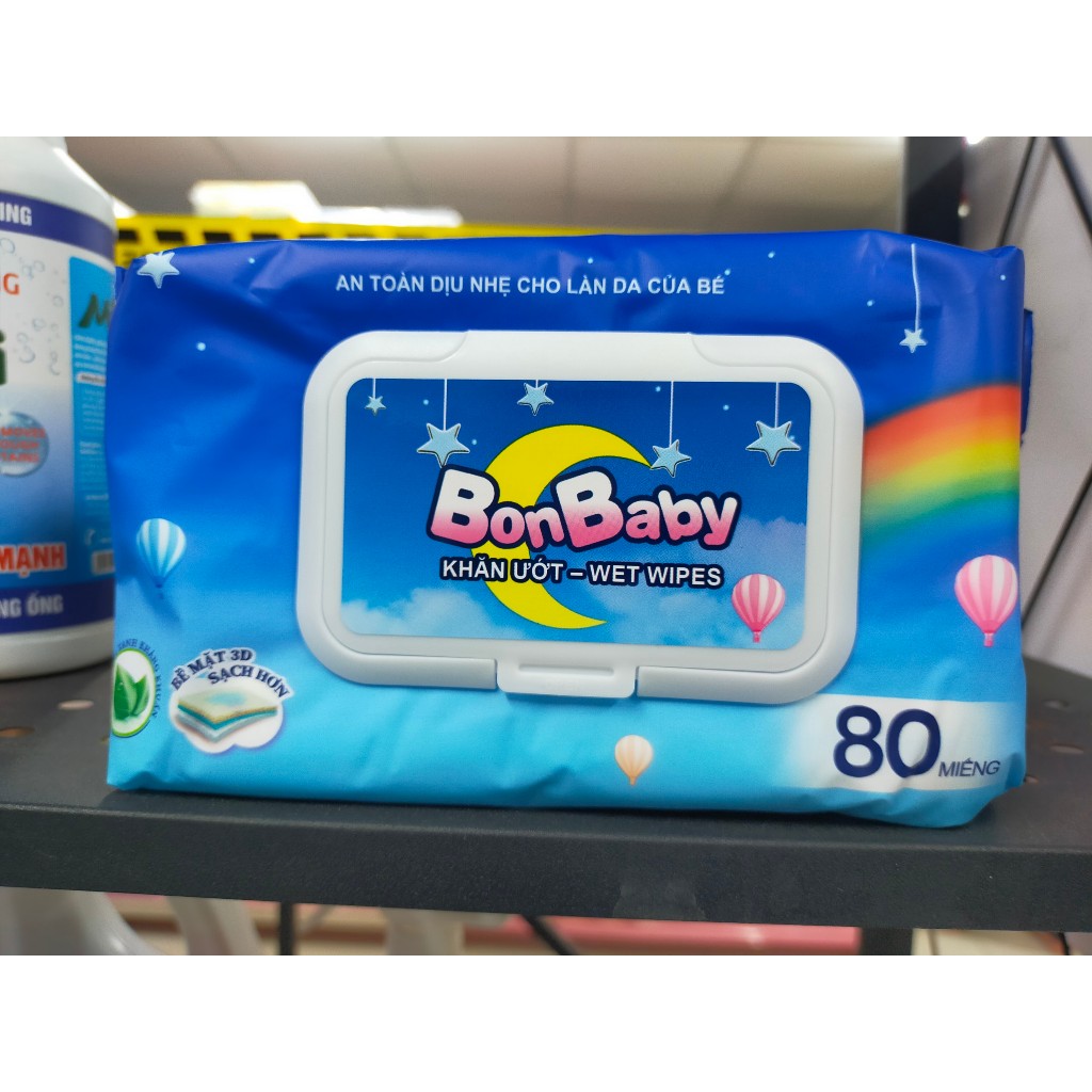 Khăn ướt Bonbaby đạt chất lượng chuẩn sạch
