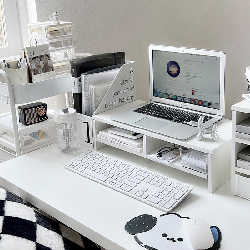 Kệ Giá Gỗ Đa Năng Để Máy Tính Decor Trang Trí Bàn Học COLEEN | BigBuy360 - bigbuy360.vn
