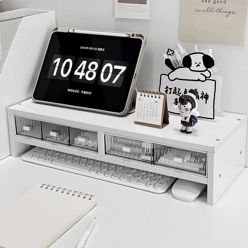 Kệ Giá Gỗ Đa Năng Để Máy Tính Decor Trang Trí Bàn Học COLEEN | BigBuy360 - bigbuy360.vn