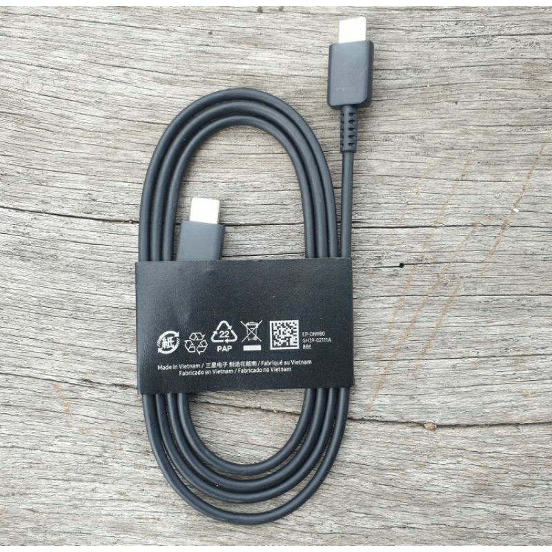Cáp Sạc Nhanh Type C to C chính hãng SS 3A 10plus/S20 Ultra/S22 Ultra/S23 Ultra/S24ultra/fold4/zflip4/ Tab S7/ Tab S8