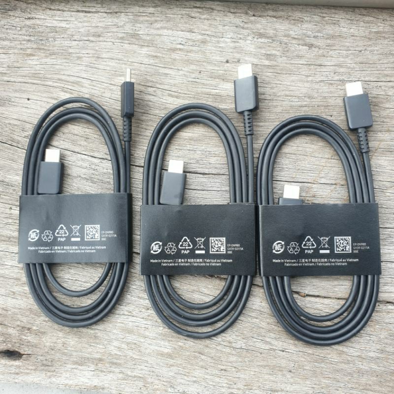 Cáp Sạc Nhanh Type C to C chính hãng SS 3A 10plus/S20 Ultra/S22 Ultra/S23 Ultra/S24ultra/fold4/zflip4/ Tab S7/ Tab S8