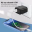 【4 Màu Sắc】Củ Sạc Nhanh 65w 2 Cổng USB type c pd Cho 14 13 12 11 pro max xs 8 p qc3.0 samsung xiaomi