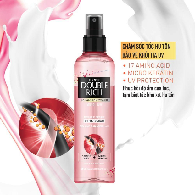 Ảnh Nước Xịt Dưỡng Tóc Double Rich Extra Double Repair (120ml, 250ml) 3