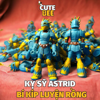 Mô hình kỵ sĩ Astrid cao 8cm trong Bí Kíp Luyện Rồng, chính hãng Spin Master xuất dư ĐỒ CHƠI CUTEBEE