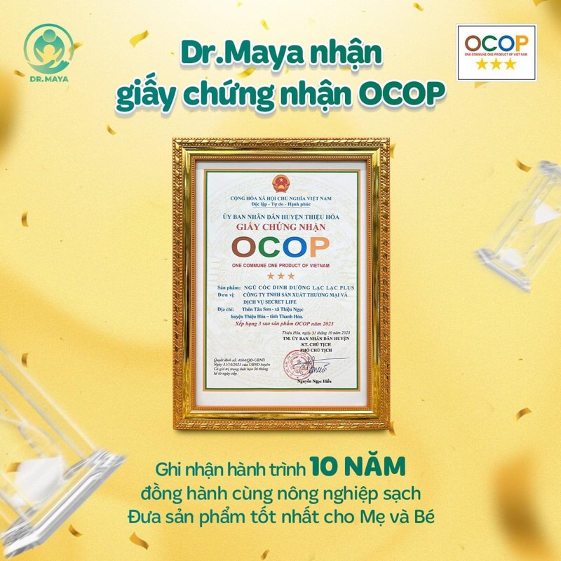 Ảnh Ngũ cốc bầu Lạc Lạc plus DR.MAYA hộp 30 gói/600gram 4