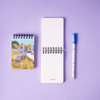 Sổ Tay Lò Xo A7 CLASSMATE VanGogh 160 Trang Dòng kẻ Chấm, Bìa Dày Cứng Cáp Dùng Ghi Chép Tài Liệu - Mã 16-003A7