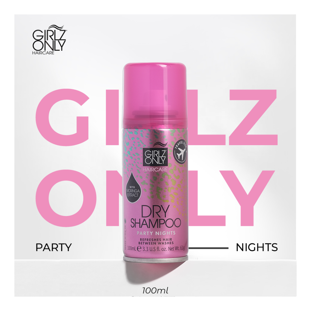 Ảnh Dầu Gội Khô Dry Shampoo Girlz Only Party Nights (Hồng) travel size 100ml 3