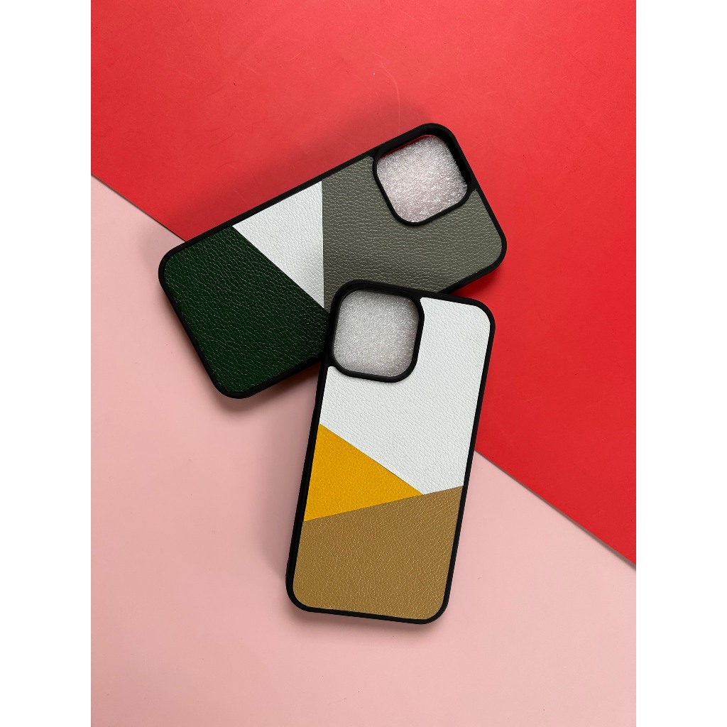 Ốp da iphone 3 màu siêu đẹp
