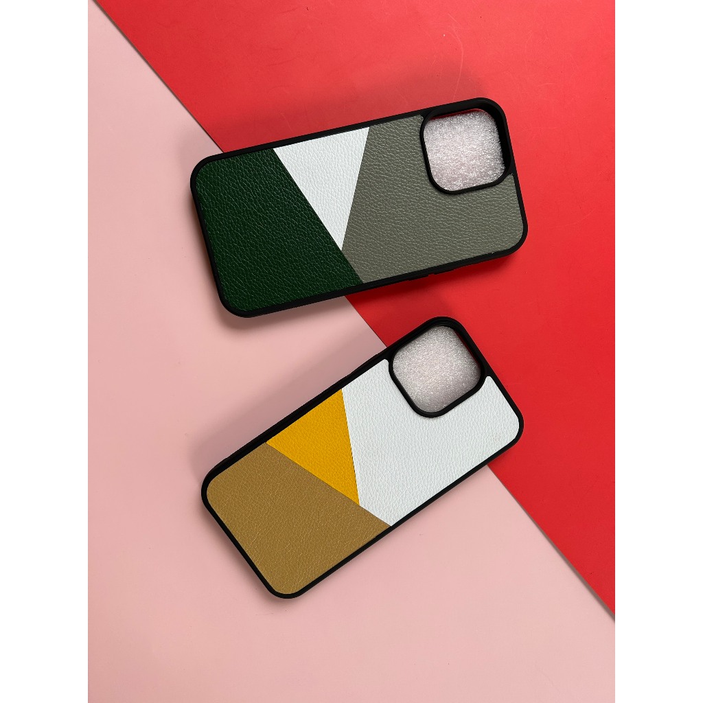 Ốp da iphone 3 màu siêu đẹp