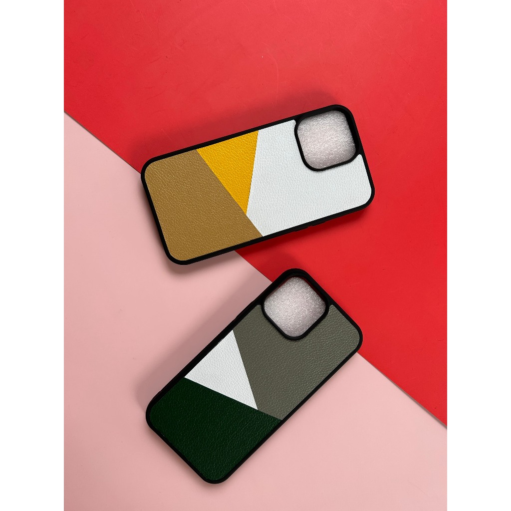 Ốp da iphone 3 màu siêu đẹp