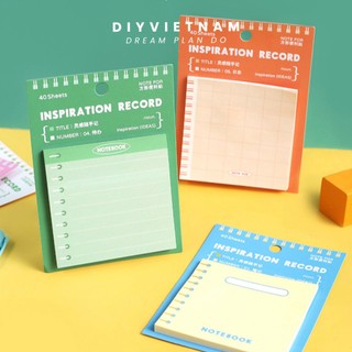 GIẤY GHI CHÚ INSPIRATION RECORD (có keo dán)