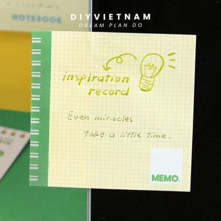 GIẤY GHI CHÚ INSPIRATION RECORD (có keo dán)