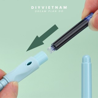 BÚT MÁY MÀU PASTEL THAY MỰC BẰNG ỐNG