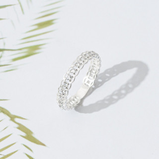 Nhẫn bạc LAMY Kim tiền Lovely Ring Silver 8272 - Nhẫn bạc ta cao cấp