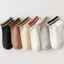 Tất vớ cổ cao cổ thấp trắng đen nữ nam phong cách Hàn Quốc chất cotton mềm mại thoáng khí thấm hút mồ hôi ABICA TN075
