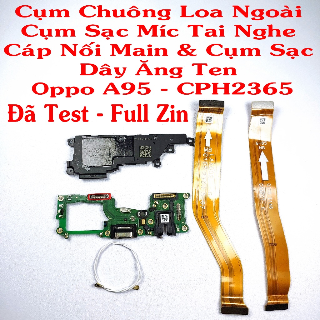 Cụm Chuông Loa Ngoài, Cụm Sạc Míc Tai Nghe, Cáp Nối Main & Cụm Sạc, Dây ...