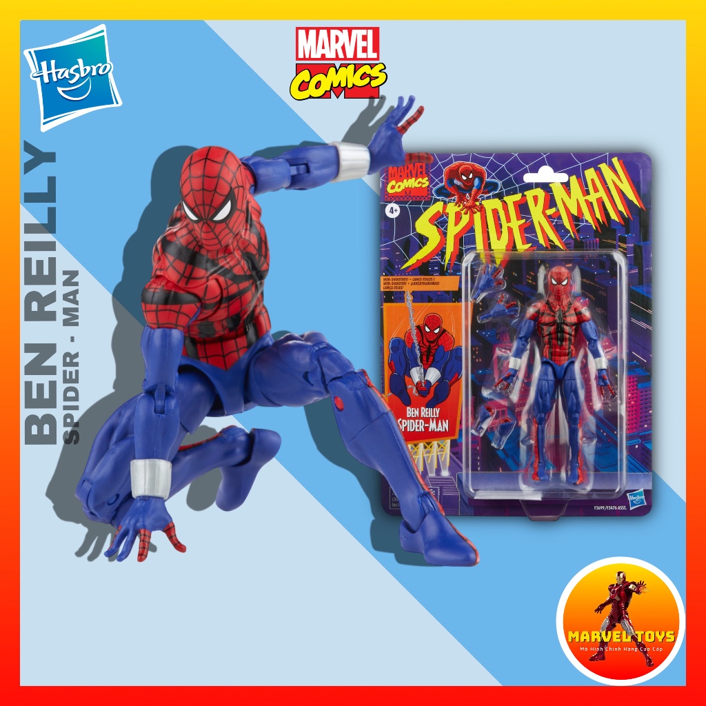 Mô Hình Chính Hãng Hasbro Marvel Legends Ben Reilly Spider Man Marvel ...