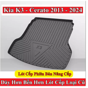 Lót Cốp Kia K3 , Cerato Hàng Loại Dày Chống Mài Mòn Nhập Khẩu Nội Địa Trung