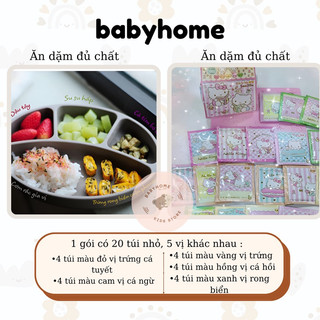 Gói gia vị rắc cơm ăn dặm cho bé Hello Kitty gói đủ vị Nhật Bản