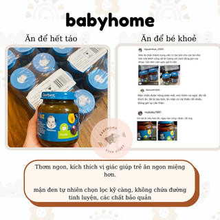 (DATE 2027) Mận Đen Nghiền Gerber 80g (chống táo bón cho bé từ 4m)