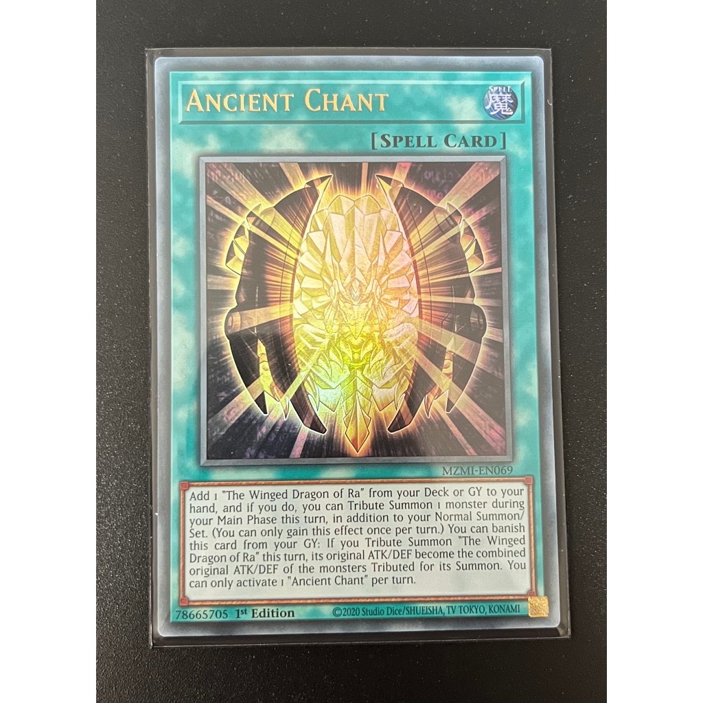 [Thẻ bài Yugioh] - [TCG-UK] - MZMI-EN069 - Ancient Chant - Ultra Rare ...