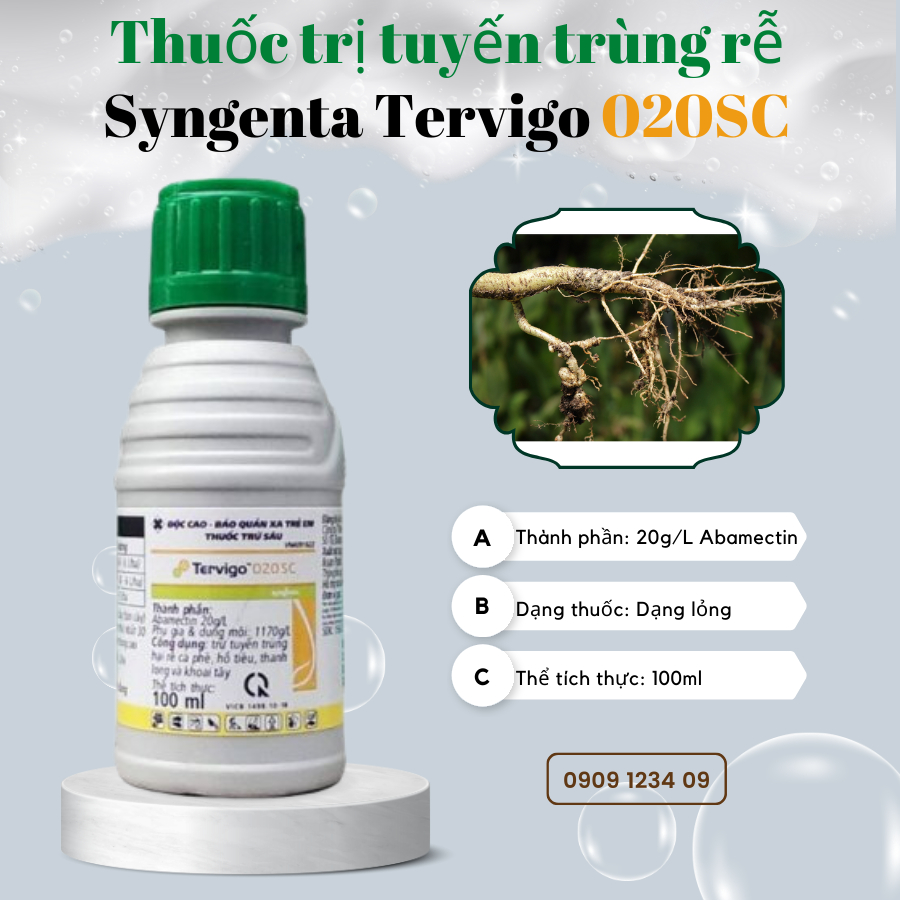 Thuốc trị tuyến trùng rễ Syngenta Tervigo 020SC 1